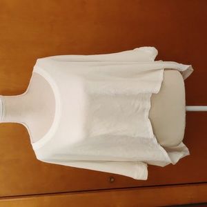 We the Free white cropped blouse